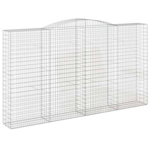 Lučne gabionske košare 7 kom 400x50x220/240cm pocinčano željezo - 400 x 50 x 220/240 cm 7 Cijena