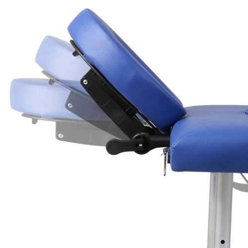 Plavi sklopivi masažni 4 - dijelni stol s aluminijskim okvirom Cijena