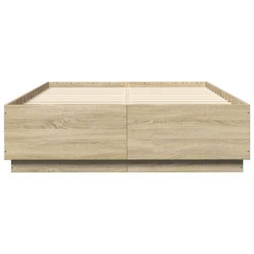 Okvir kreveta boja hrasta sonome 120 x 200 cm konstruirano drvo sonoma hrast 120 x 200 cm Cijena