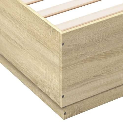 Okvir kreveta boja hrasta sonome 120 x 200 cm konstruirano drvo sonoma hrast 120 x 200 cm Cijena
