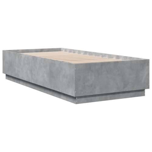 Okvir kreveta boja betona 90x200 cm od konstruiranog drva Beton siva 90 x 200 cm Cijena
