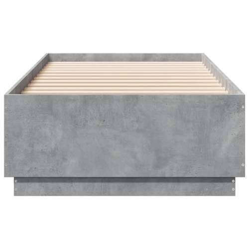 Okvir kreveta boja betona 90x200 cm od konstruiranog drva Beton siva 90 x 200 cm Cijena
