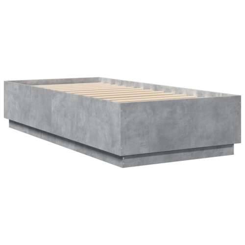 Okvir kreveta boja betona 90x200 cm od konstruiranog drva Beton siva 90 x 200 cm Cijena