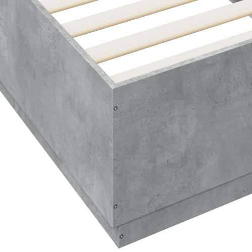 Okvir kreveta boja betona 90x200 cm od konstruiranog drva Beton siva 90 x 200 cm Cijena