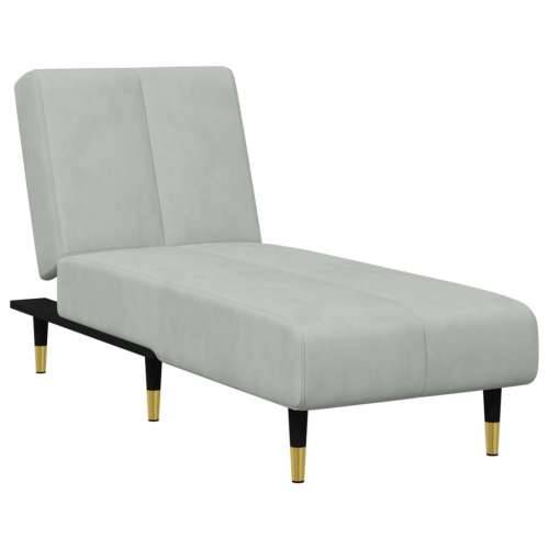 2-dijelni set sofa svjetlosivi baršunasti - Svjetlosiva Bez naslona za ruke Cijena