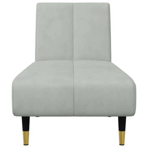 2-dijelni set sofa svjetlosivi baršunasti - Svjetlosiva Bez naslona za ruke Cijena