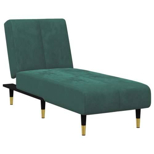 2-dijelni set sofa tamnozeleni baršunasti - Tamnozelena Bez naslona za ruke Cijena