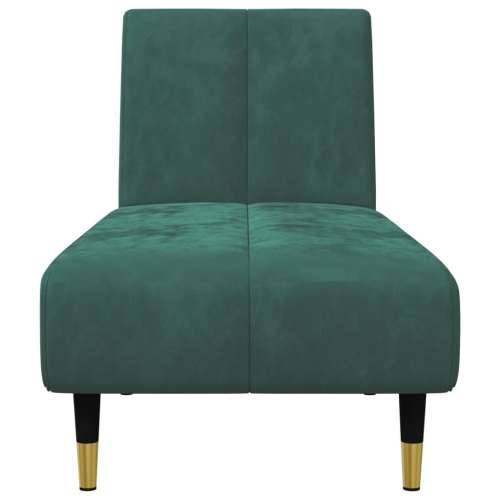 2-dijelni set sofa tamnozeleni baršunasti - Tamnozelena Bez naslona za ruke Cijena
