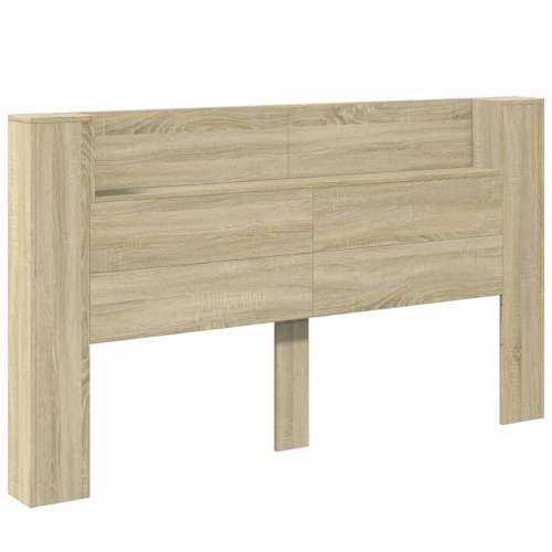 Ormarić za uzglavlje LED boja hrasta sonome 180x16,5x103,5 cm - sonoma hrast 180 x 16.5 x 103.5 cm 1 Cijena