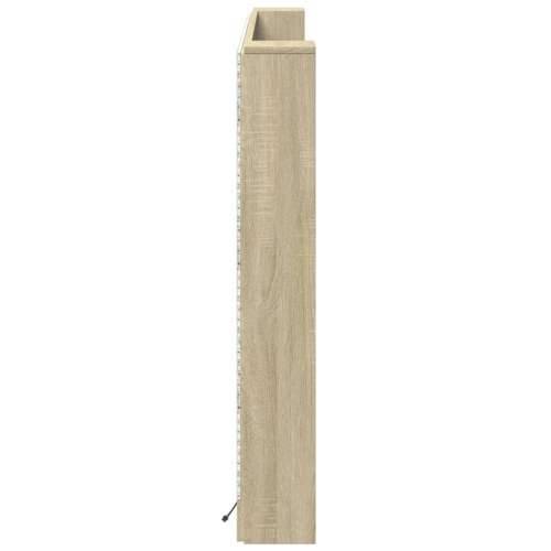 Ormarić za uzglavlje LED boja hrasta sonome 180x16,5x103,5 cm - sonoma hrast 180 x 16.5 x 103.5 cm 1 Cijena