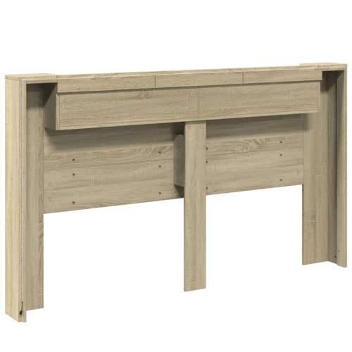 Ormarić za uzglavlje LED boja hrasta sonome 180x16,5x103,5 cm - sonoma hrast 180 x 16.5 x 103.5 cm 1 Cijena