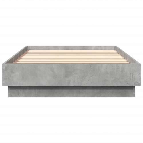 Okvir kreveta boja betona 75x190 cm od konstruiranog drva Beton siva 75 x 190 cm Cijena