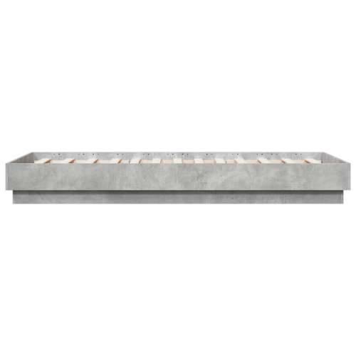 Okvir kreveta boja betona 75x190 cm od konstruiranog drva Beton siva 75 x 190 cm Cijena