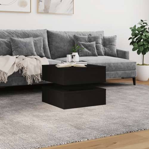 Stolić za kavu s LED svjetlima crni 50 x 50 x 40 cm - Crna 1 50 cm Cijena