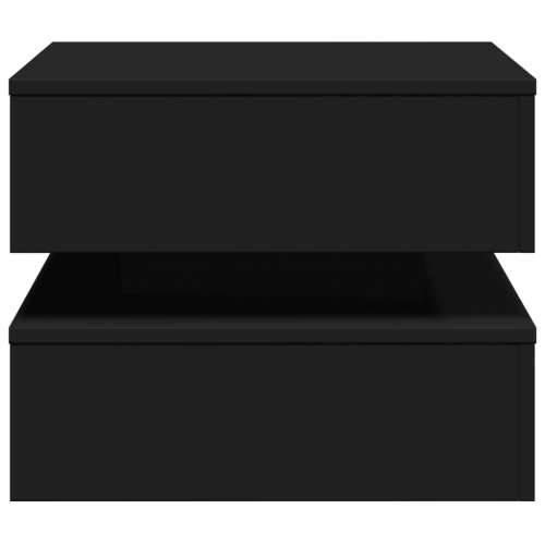 Stolić za kavu s LED svjetlima crni 50 x 50 x 40 cm - Crna 1 50 cm Cijena