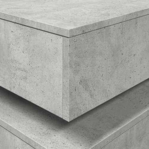 Stolić za kavu s LED svjetlima siva boja betona 50 x 50 x 40 cm - Beton siva 1 50 cm Cijena
