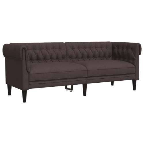 3-dijelni set sofa tamnosmeđi od tkanine - Tamno smeđa 1-sjedalo + dvosjed + trosjed Cijena