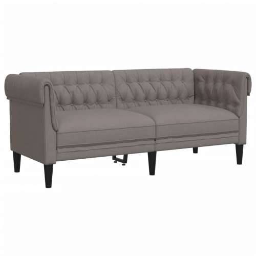 3-dijelni set sofa smeđesivi od tkanine - Sivo-smeđa 1-sjedalo + dvosjed + trosjed Cijena