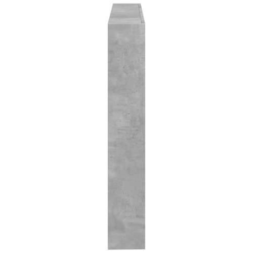 Ormarić za uzglavlje LED svjetlima boja betona 140x17x102 cm - Beton siva 140 x 17 x 102 cm 1 Cijena