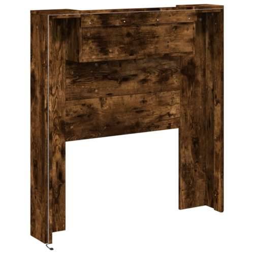 Ormarić za uzglavlje LED boja dimljenog hrasta 100x16,5x103,5cm - Dimljeni hrast 100 x 16.5 x 103.5 cm 1 Cijena
