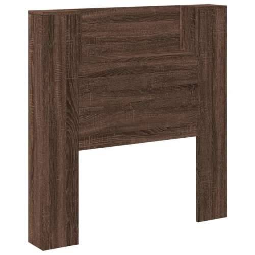 Ormarić za uzglavlje LED boja smeđeg hrasta 100x16,5x103,5cm - Smeđi hrast 100 x 16.5 x 103.5 cm 1 Cijena