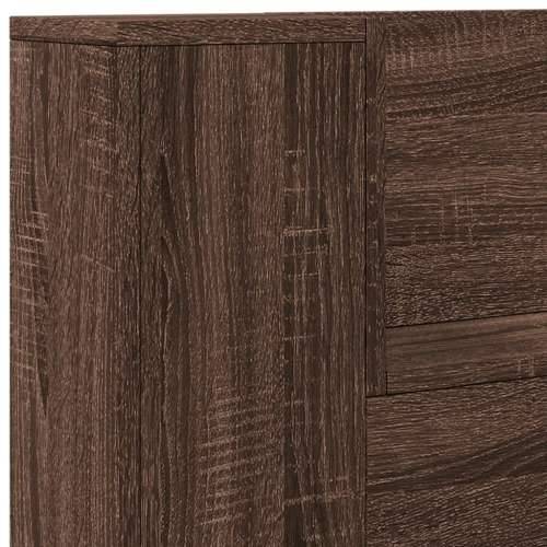 Ormarić za uzglavlje LED boja smeđeg hrasta 100x16,5x103,5cm - Smeđi hrast 100 x 16.5 x 103.5 cm 1 Cijena