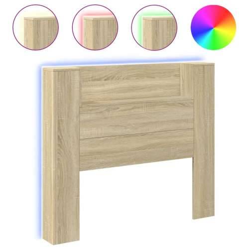 Ormarić za uzglavlje LED boja hrasta sonome 120x16,5x103,5 cm sonoma hrast 120 x 16.5 x 103.5 cm 1 Cijena