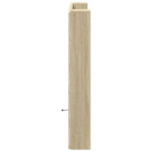 Ormarić za uzglavlje LED boja hrasta sonome 120x16,5x103,5 cm sonoma hrast 120 x 16.5 x 103.5 cm 1 Cijena