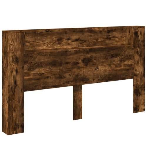 Ormarić za uzglavlje LED boja dimljenog hrasta 180x16,5x103,5cm - Dimljeni hrast 180 x 16.5 x 103.5 cm 1 Cijena