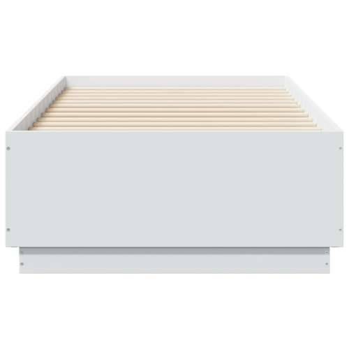 Okvir za krevet s LED svjetlima 90x190 cm konstruirano drvo - Bijela 75 x 190 cm Cijena