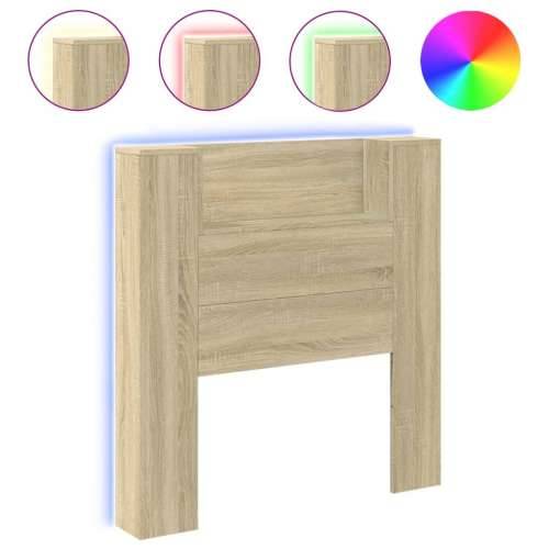Ormarić za uzglavlje LED boja hrasta sonome 100x16,5x103,5 cm - sonoma hrast 100 x 16.5 x 103.5 cm 1 Cijena