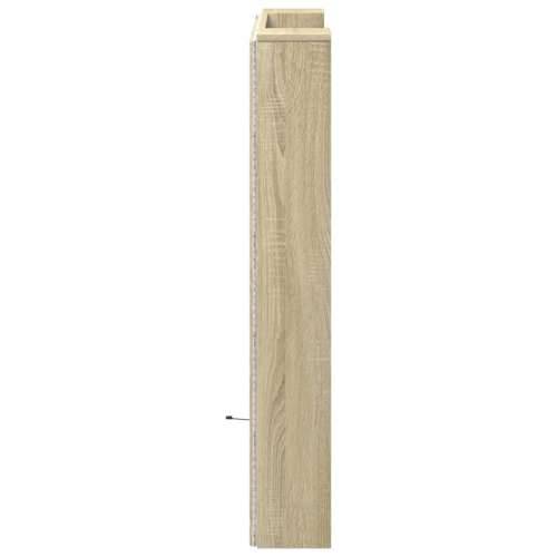 Ormarić za uzglavlje LED boja hrasta sonome 100x16,5x103,5 cm - sonoma hrast 100 x 16.5 x 103.5 cm 1 Cijena