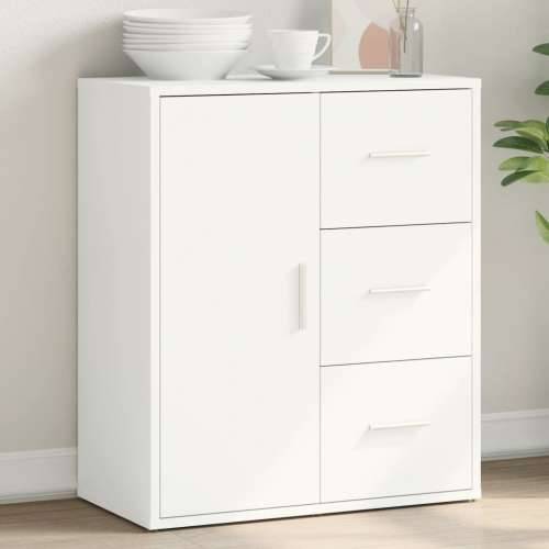 Komoda bijela 60 x 31 x 70 cm od konstruiranog drva - Bijela 1 Cijena