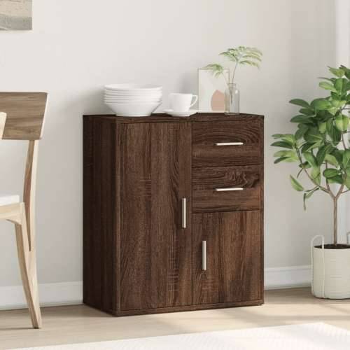 Komoda smeđi hrast 60 x 31 x 70 cm od konstruiranog drva - Smeđi hrast 1 Cijena