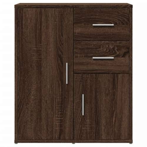 Komoda smeđi hrast 60 x 31 x 70 cm od konstruiranog drva - Smeđi hrast 1 Cijena