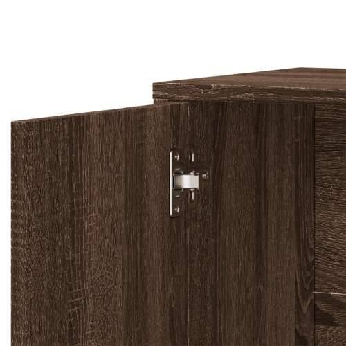 Komoda smeđi hrast 60 x 31 x 70 cm od konstruiranog drva - Smeđi hrast 1 Cijena