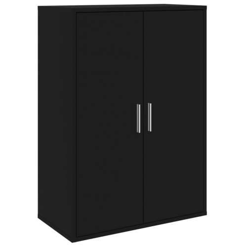 Komoda crna 60x31x84 cm od konstruiranog drva - Crna 1 Cijena