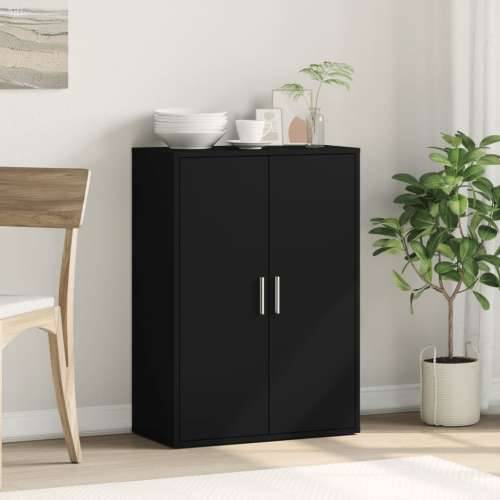 Komoda crna 60x31x84 cm od konstruiranog drva - Crna 1 Cijena