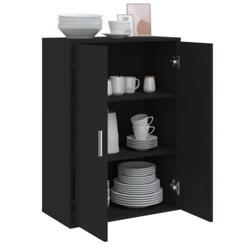 Komoda crna 60x31x84 cm od konstruiranog drva - Crna 1 Cijena