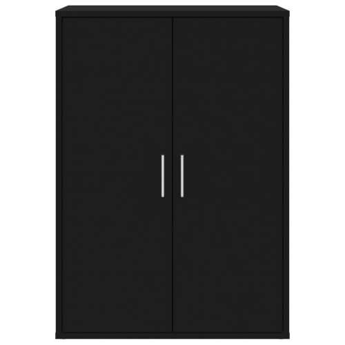 Komoda crna 60x31x84 cm od konstruiranog drva - Crna 1 Cijena