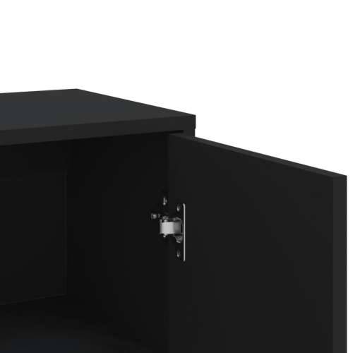 Komoda crna 60x31x84 cm od konstruiranog drva - Crna 1 Cijena
