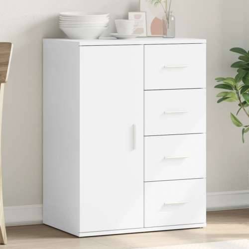 Komoda bijela 59 x 39 x 80 cm od konstruiranog drva - Bijela 1 Cijena