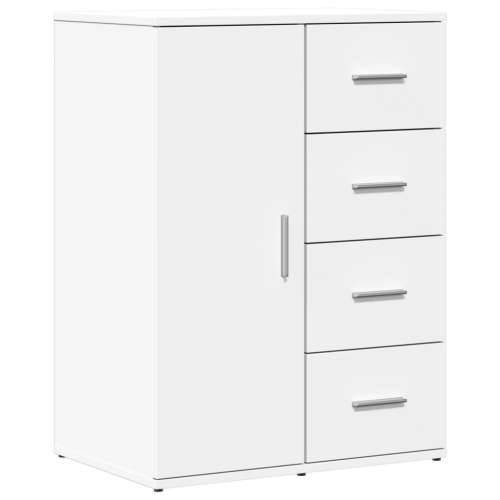 Komoda bijela 59 x 39 x 80 cm od konstruiranog drva - Bijela 1 Cijena