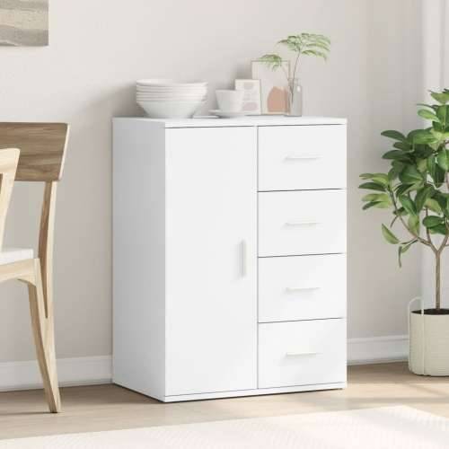 Komoda bijela 59 x 39 x 80 cm od konstruiranog drva - Bijela 1 Cijena