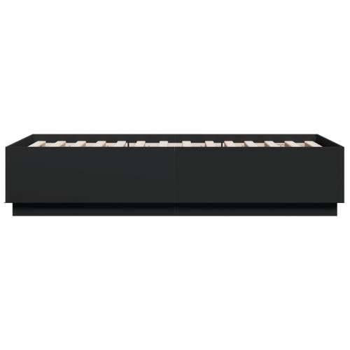 Okvir za krevet crni 75 x 190 cm od konstruiranog drva - Crna 75 x 190 cm Cijena