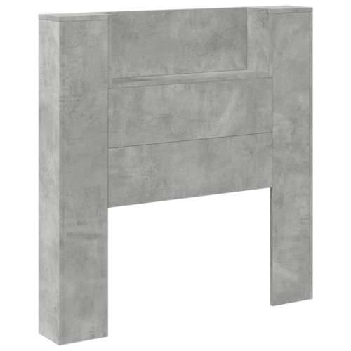 Ormarić za uzglavlje LED svjetlima boja betona 100x16,5x103,5cm - Beton siva 100 x 16.5 x 103.5 cm 1 Cijena