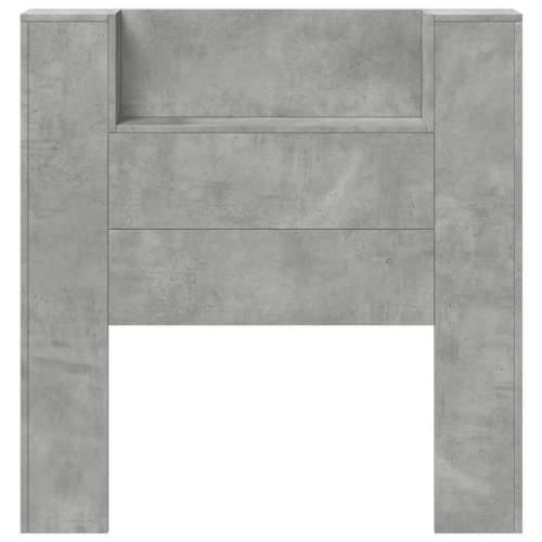 Ormarić za uzglavlje LED svjetlima boja betona 100x16,5x103,5cm - Beton siva 100 x 16.5 x 103.5 cm 1 Cijena