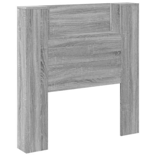 Ormarić za uzglavlje LED sivom sonomom 100x16,5x103,5 cm - Sivi hrast sonoma 100 x 16.5 x 103.5 cm 1 Cijena