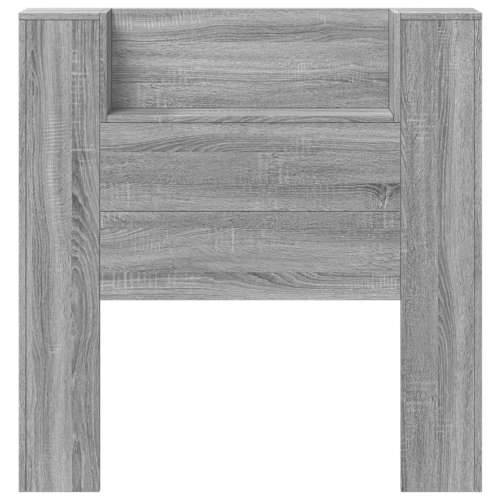 Ormarić za uzglavlje LED sivom sonomom 100x16,5x103,5 cm - Sivi hrast sonoma 100 x 16.5 x 103.5 cm 1 Cijena