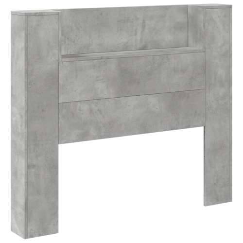 Ormarić za uzglavlje LED svjetlima boja betona 120x16,5x103,5cm - Beton siva 120 x 16.5 x 103.5 cm 1 Cijena